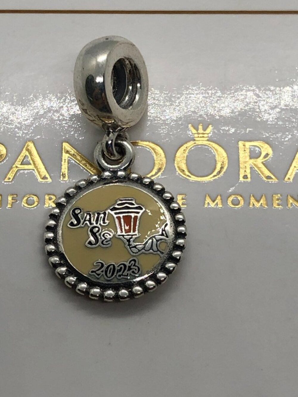 ✨🔥Pandora 2023 San.Se Dangle Charm Travel S925 Silver Pendant